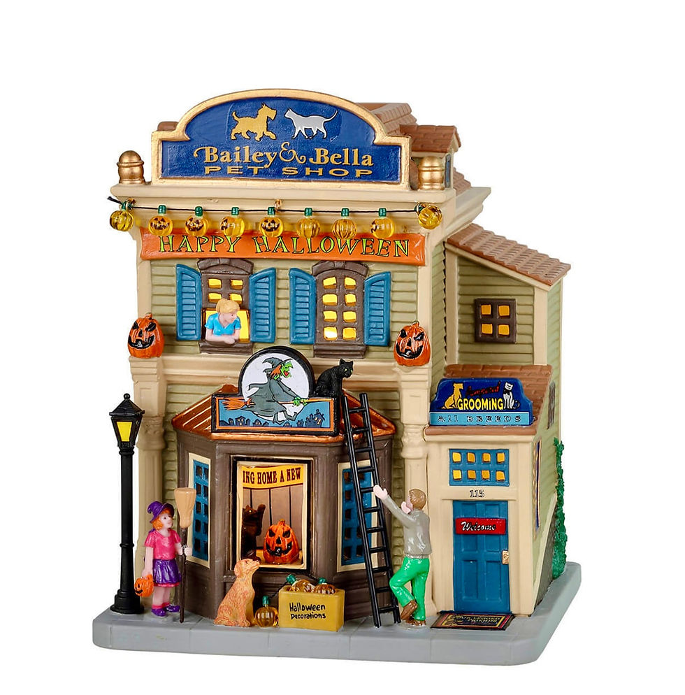 Buy Lemax Spooky Town - The Bailey & Bella Pet Shop Online in Seattle, WA