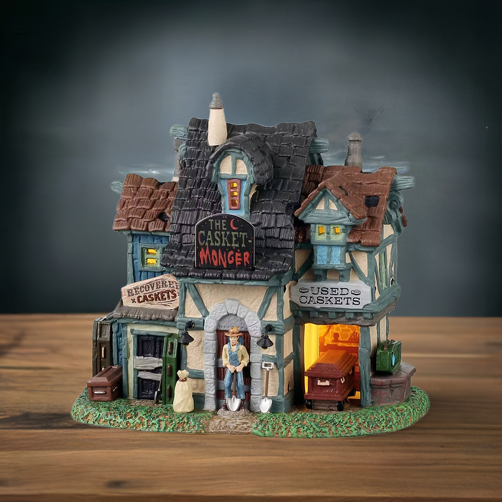 Thumbnail: Lemax Spooky Town The Casket-Monger