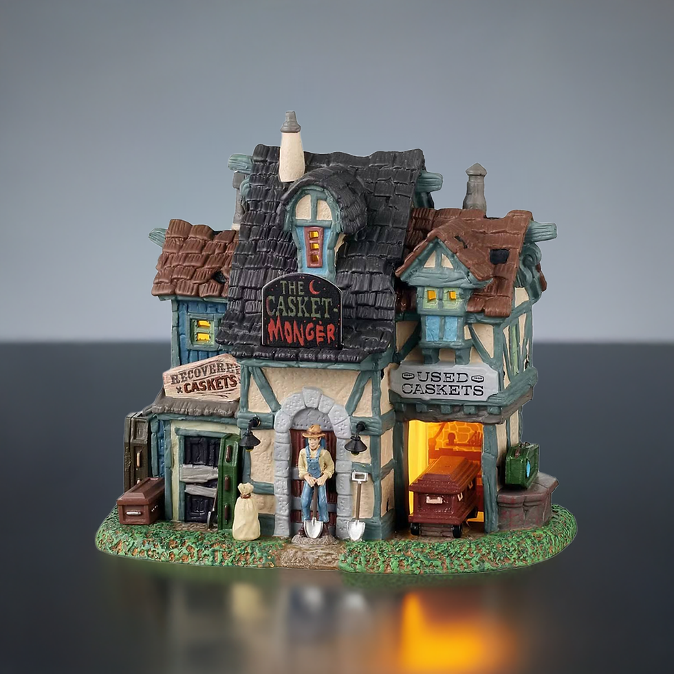 Thumbnail: Lemax Spooky Town The Casket-Monger