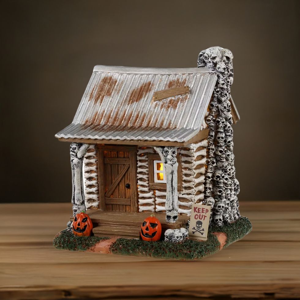 Thumbnail: Lemax Spooky Town - Skeleton Cottage