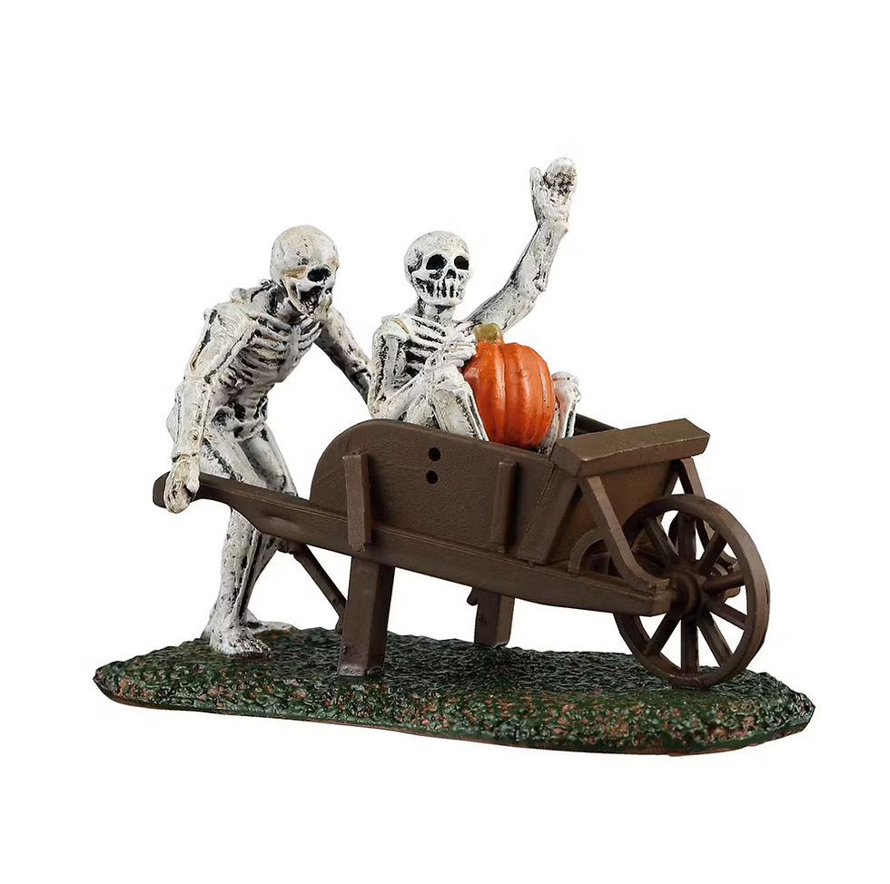 Lemax Spooky Town Playful Skeletons Yard Decoration