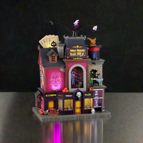 新品未開封 Smoke&Mirrors Deluxe Box Set ③ Smoke & Mirrors Magic Shop - Lemax Spooky Town | Sissy In