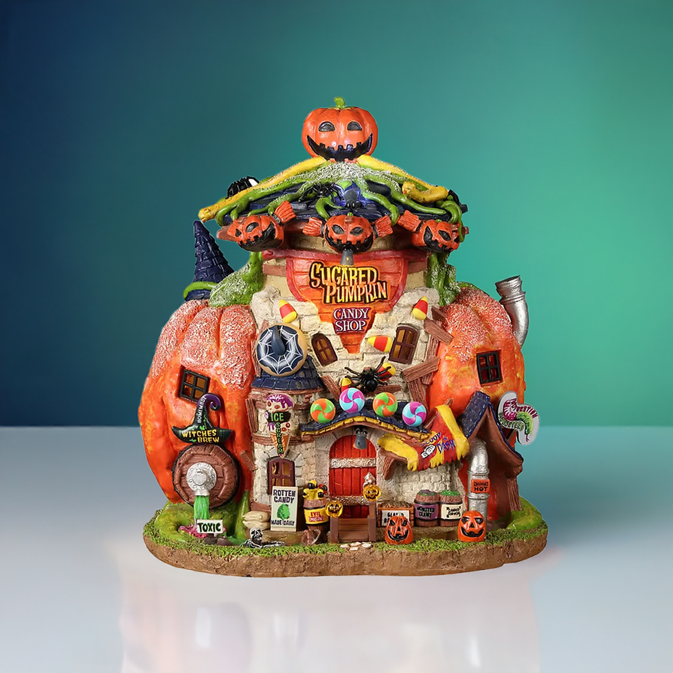 Thumbnail: Lemax Spooky Town - Sugared Pumpkin Candy Shoppe