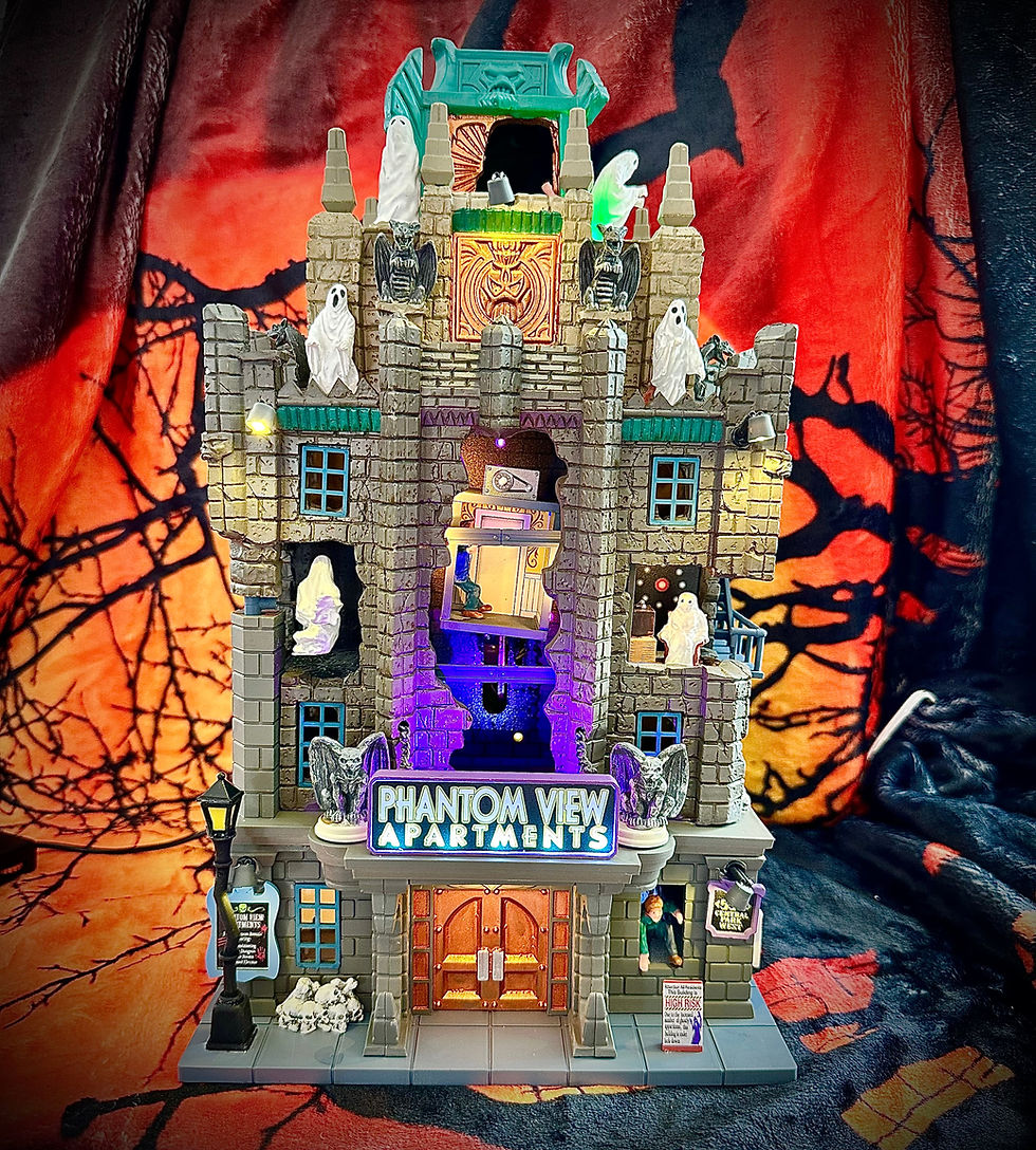 Thumbnail: Lemax Spooky Town Phantom View Apartments