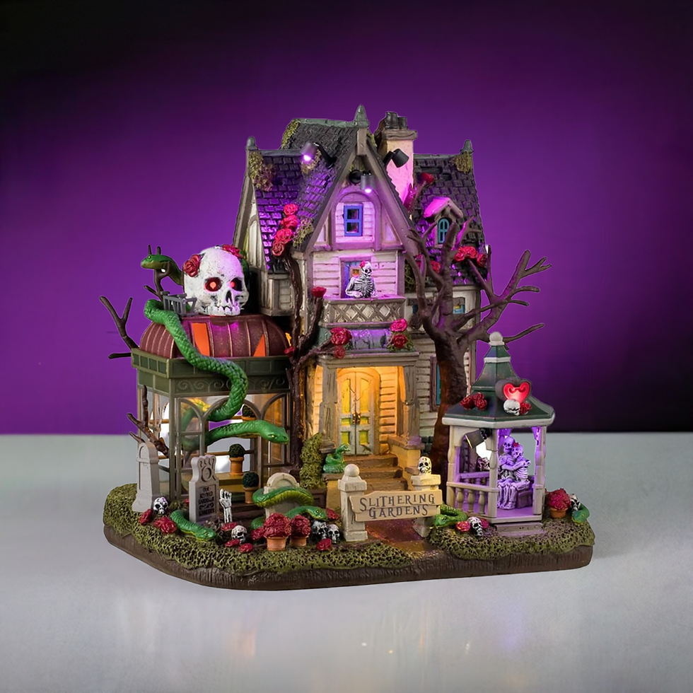 Thumbnail: Lemax Spooky Town - Slithering Gardens
