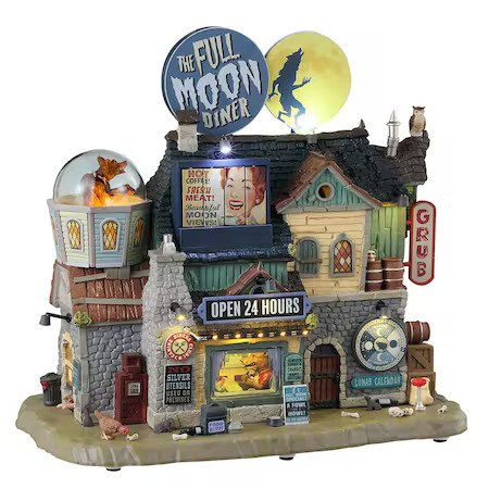 Thumbnail: The Full Moon Diner - Lemax Spooky Town