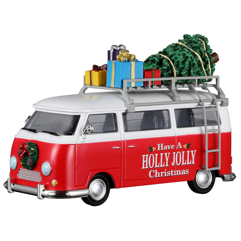 Christmas Van Front View - Lemax
