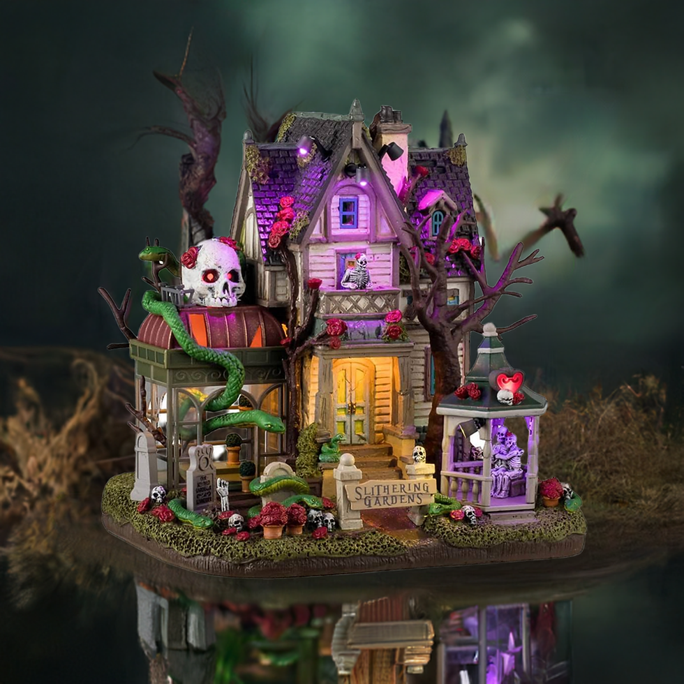 Thumbnail: Lemax Spooky Town - Slithering Gardens