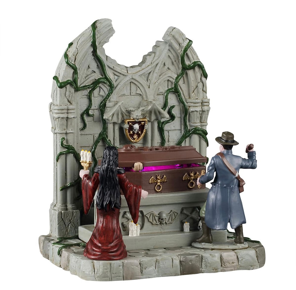 Lighted Coffin - Lemax Spooky Town 54442