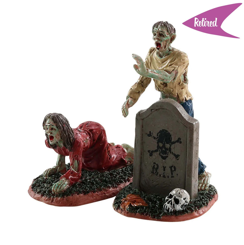 Lemax Spooky Town - Zombies Set