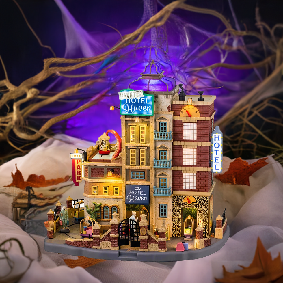 Thumbnail: Lemax Spooky Town - The Haunted Hotel Haven