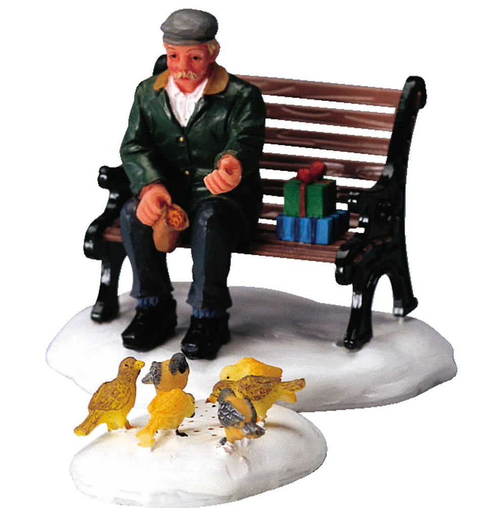 Feeding Pigeons -Lemax