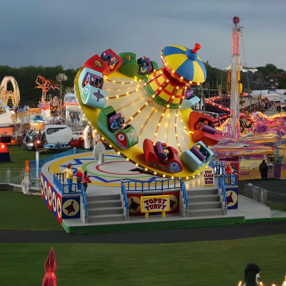 Thumbnail: Lemax Topsy Turvy Carnival Village Collection