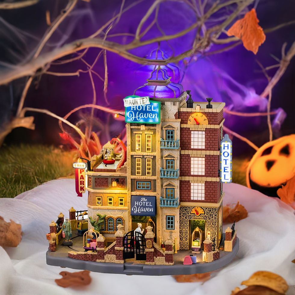 Thumbnail: Lemax Spooky Town - The Haunted Hotel Haven