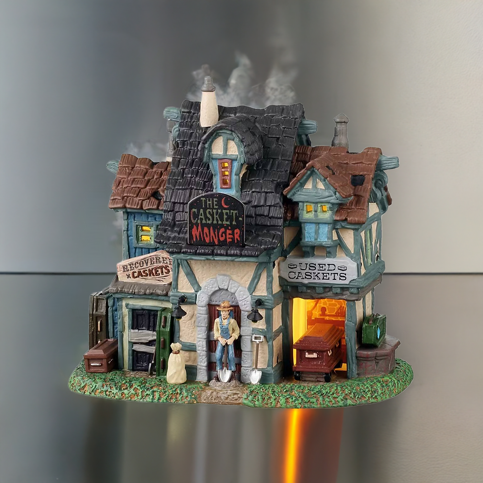 Thumbnail: Lemax Spooky Town The Casket-Monger