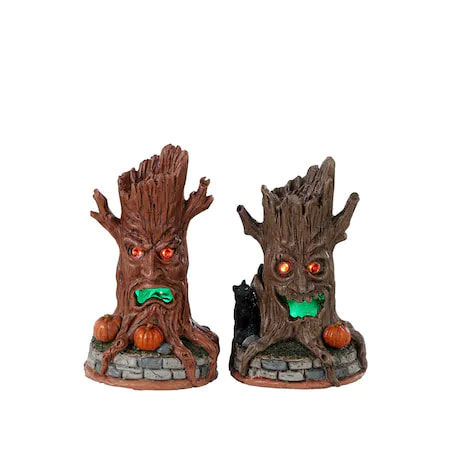 Lemax Spooky Town - Haunted Tree Trunks