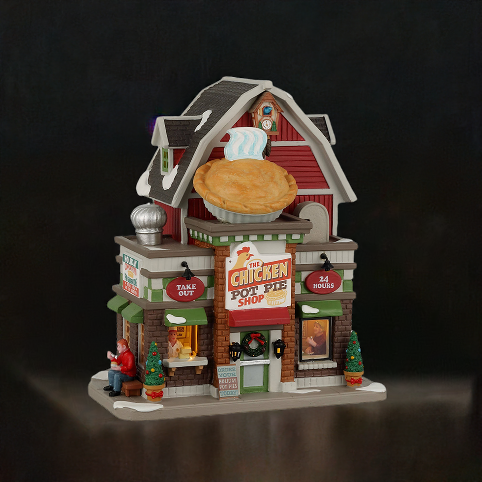 Thumbnail: Lemax The Chicken Pot Pie Shop