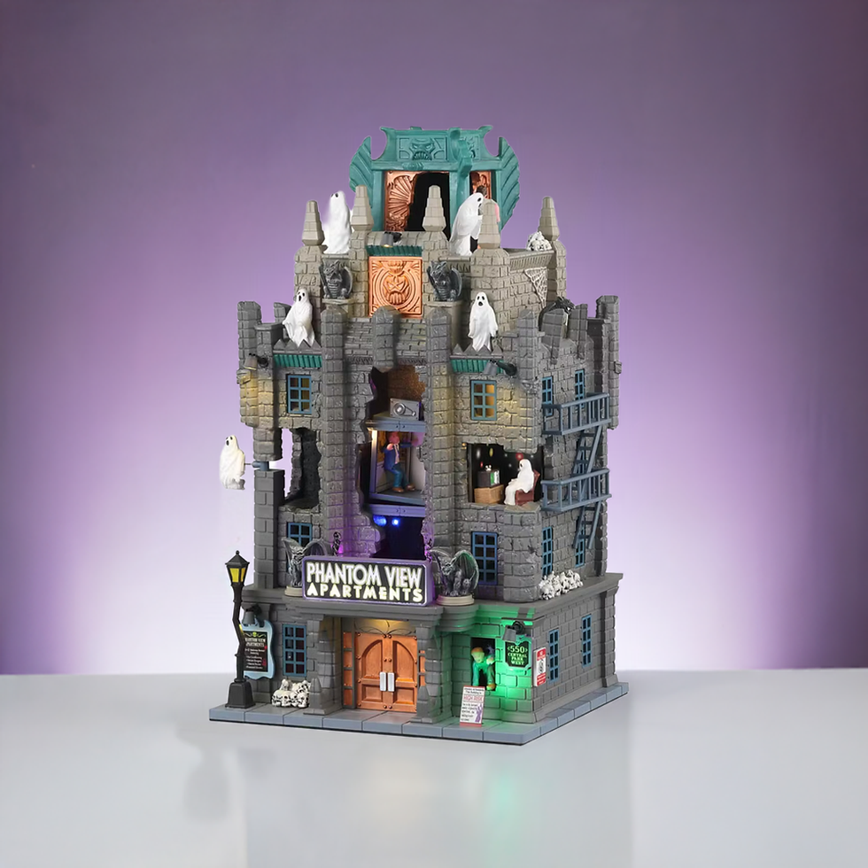 Thumbnail: Lemax Spooky Town Phantom View Apartments