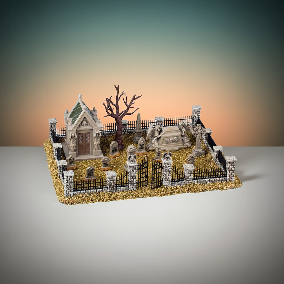 Thumbnail: Lemax Spooky Town Haunted Souls Graveyard