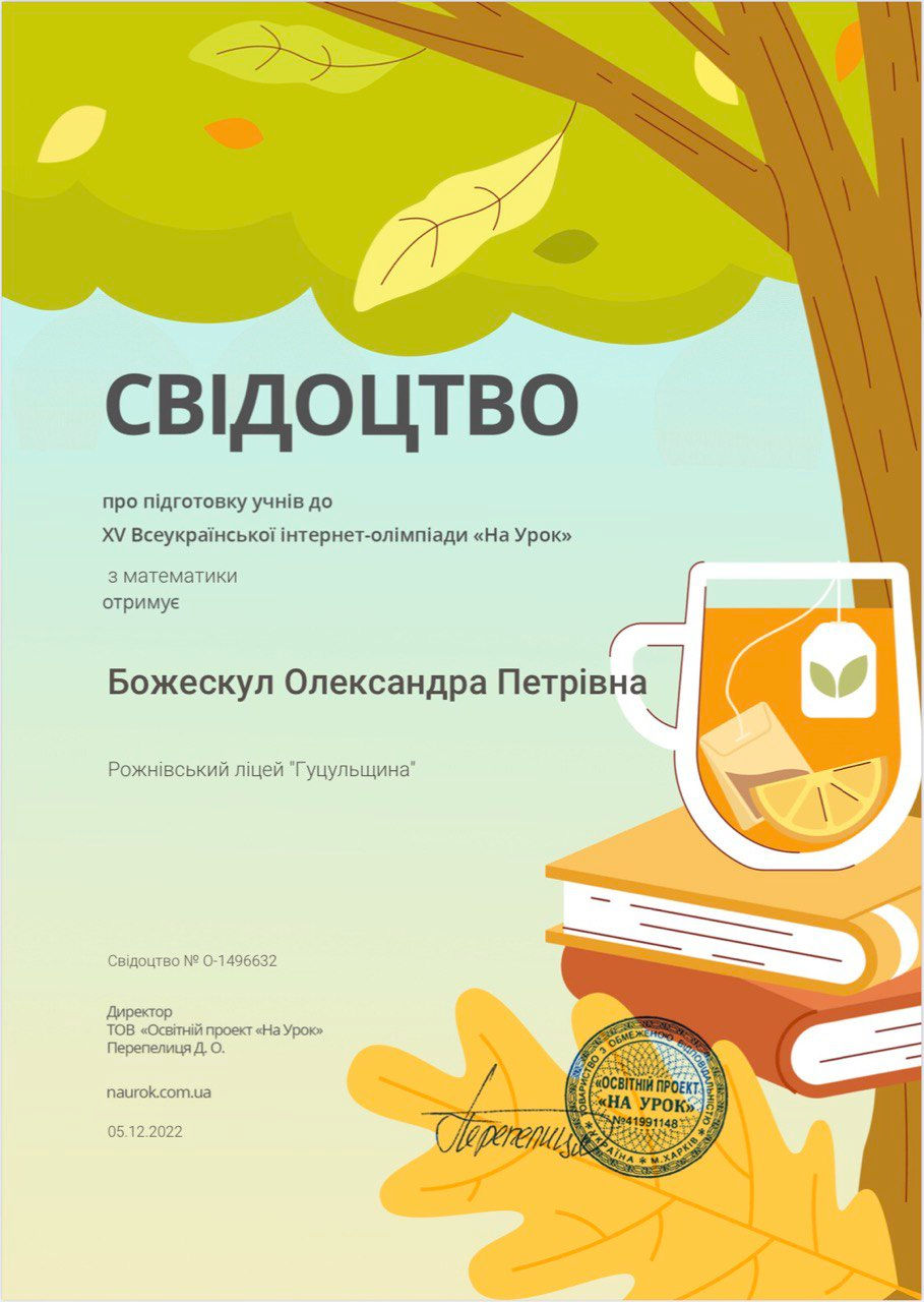 про підготовку учнів з математики