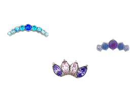 Forward helix piercing jewellery