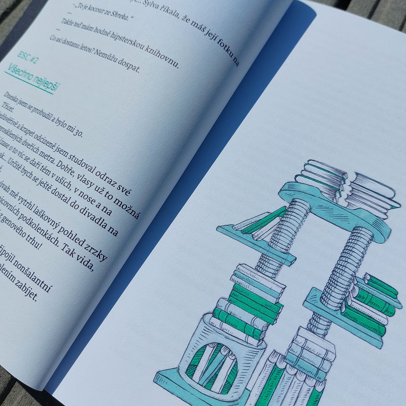 Miniatura: Eskejp. Na útěku z kanclu; Jiří Charvát