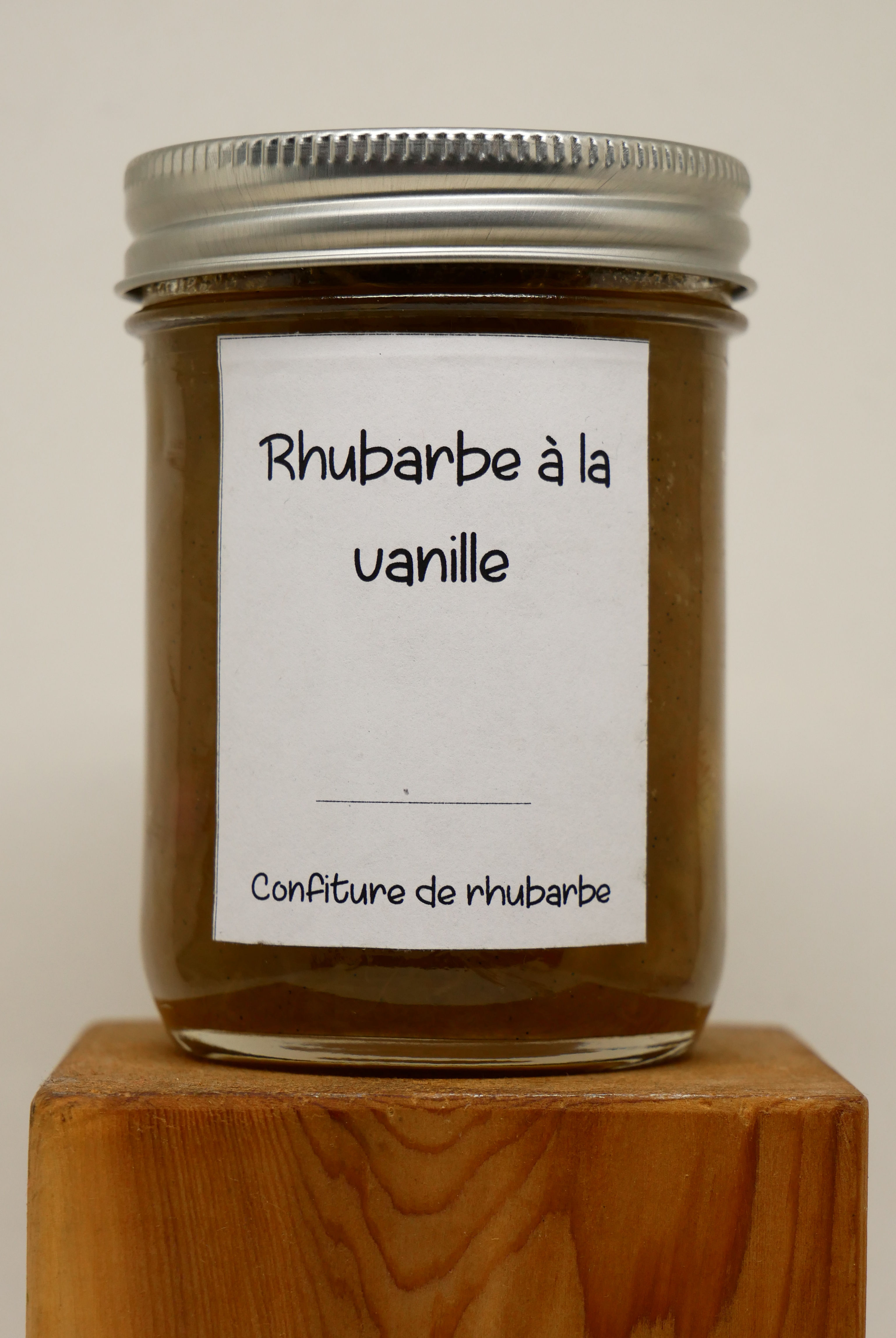 Rhubarbe et vanille