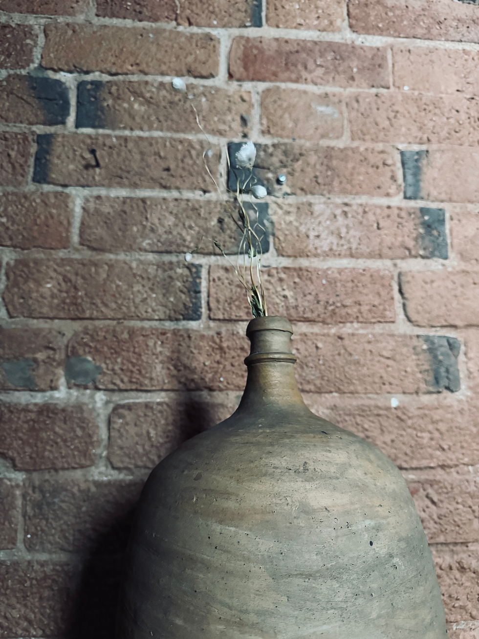 Thumbnail: Handcrafted Unglazed Stoneware Pot