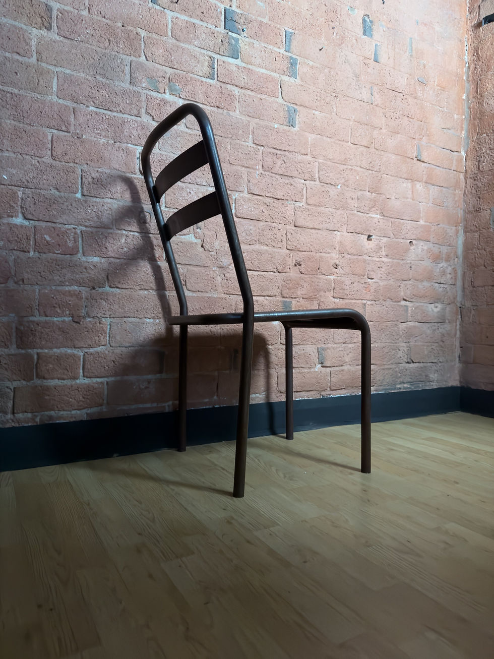 Thumbnail: Industrial Steel Framed Chair - Handmade - 11 instock