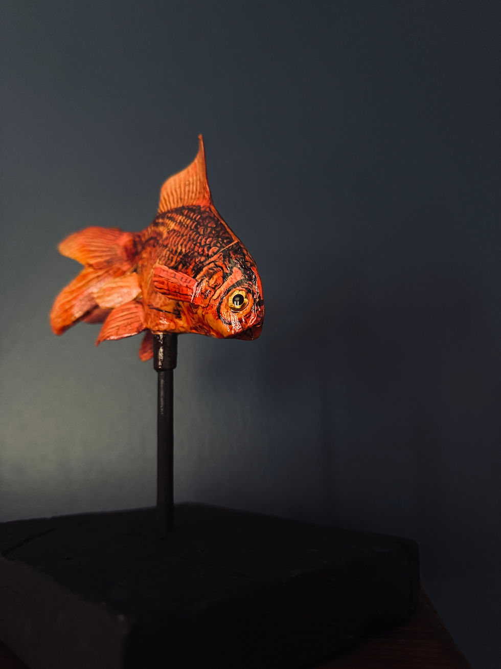 Thumbnail: Papier-Mâché Taxidermy Goldfish