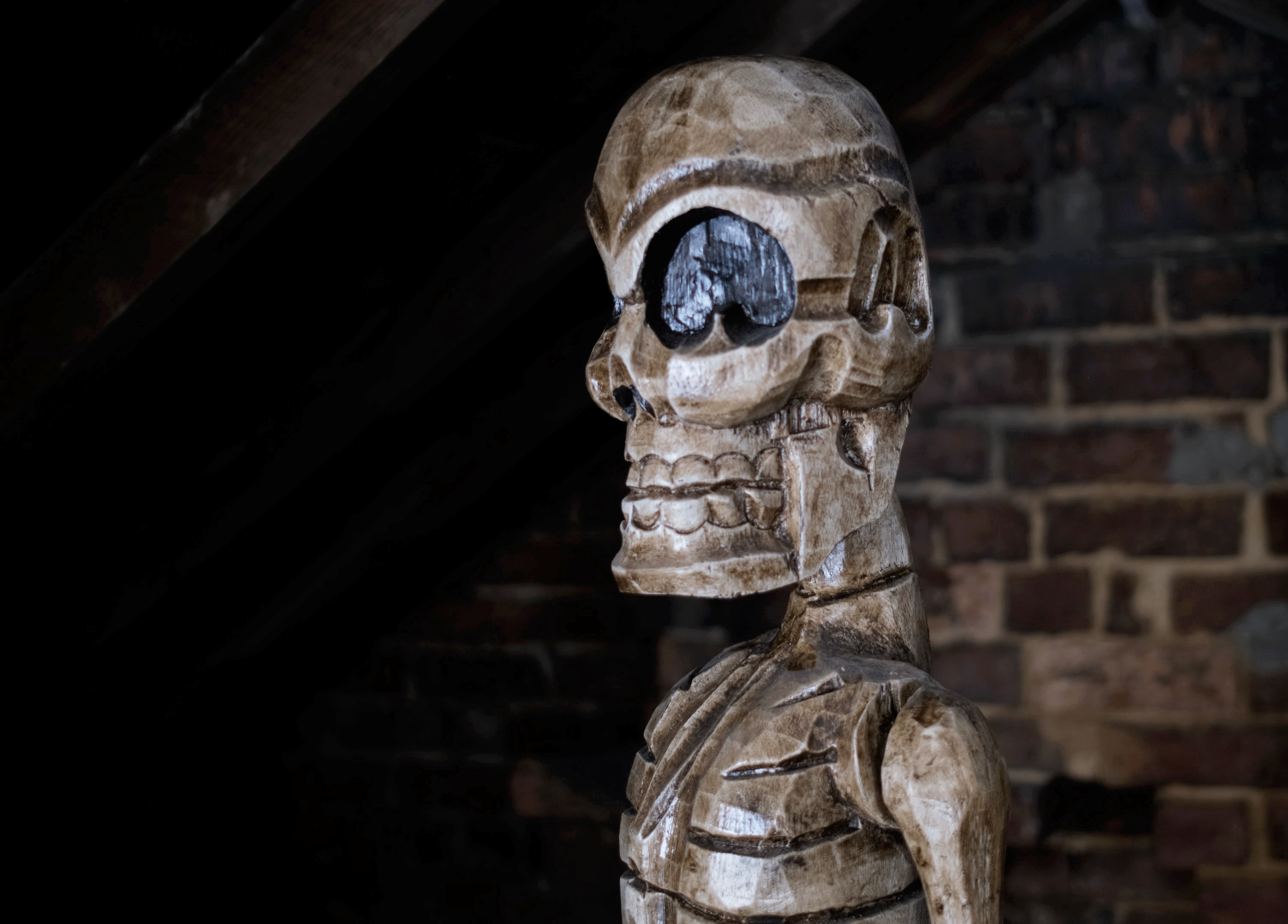 Hand Carved Indonesian Skeleton