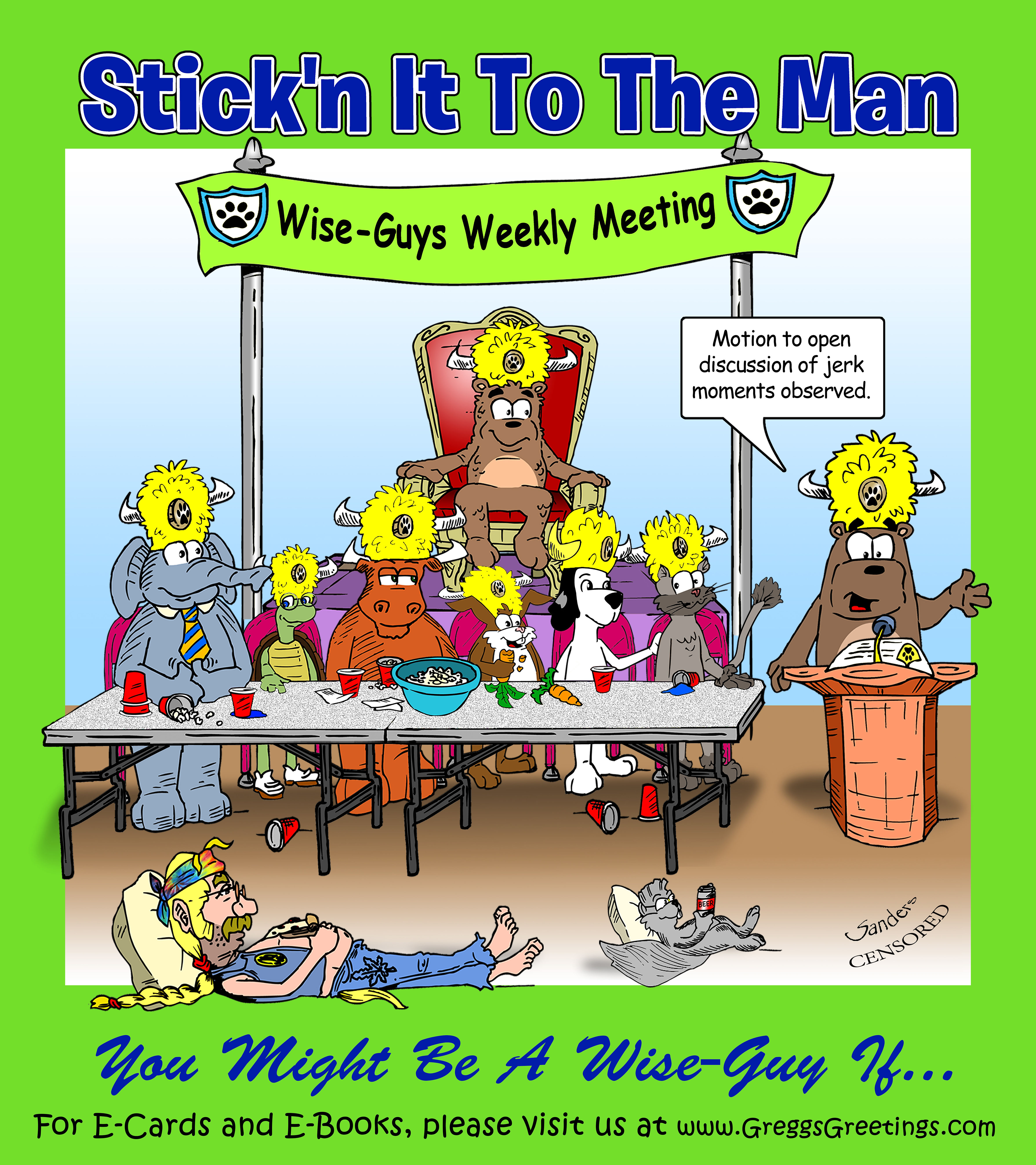 Digital Book "Stick'n to the Man Censored"