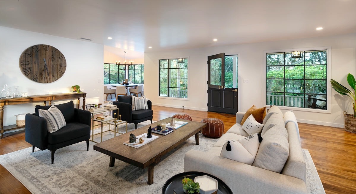 The Palm House: Living Room Reveal — Hearth Homes Interiors