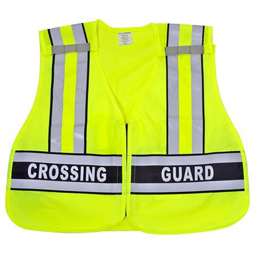 NYPD 124CG ANSI Class 2 Crossing Guard Breakaway Safety Vest P.O. Joe's