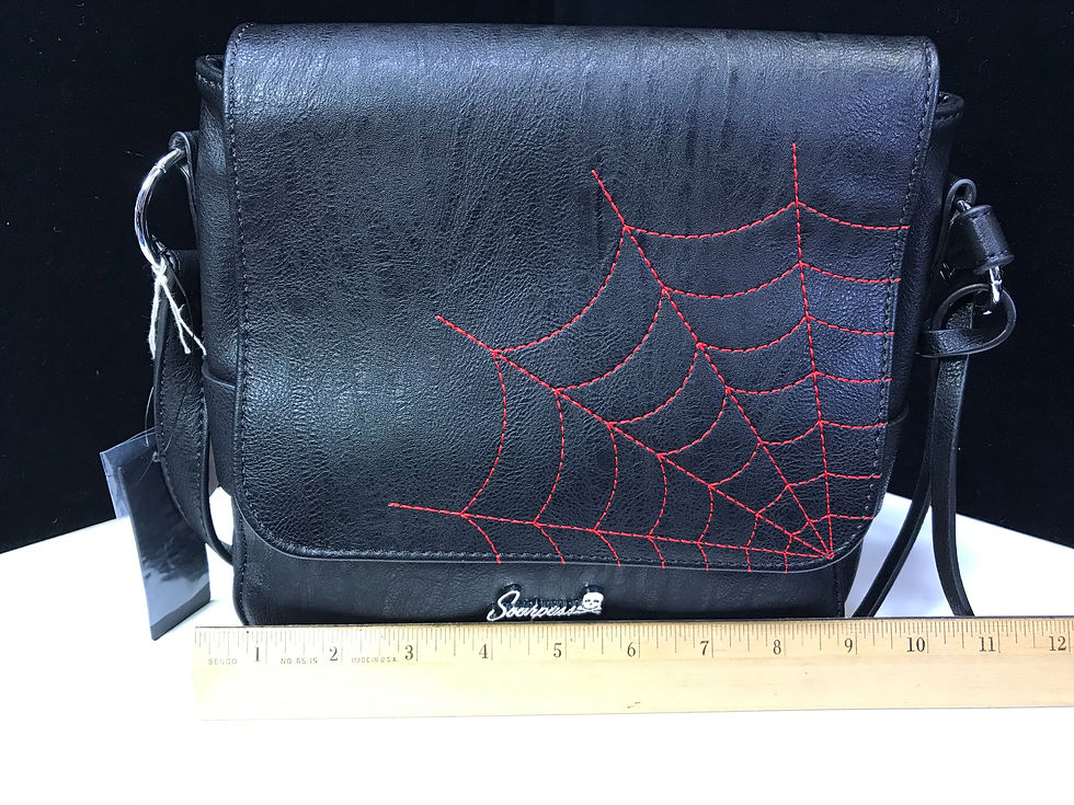 Thumbnail: Sourpuss Triumph Spiderweb Purse
