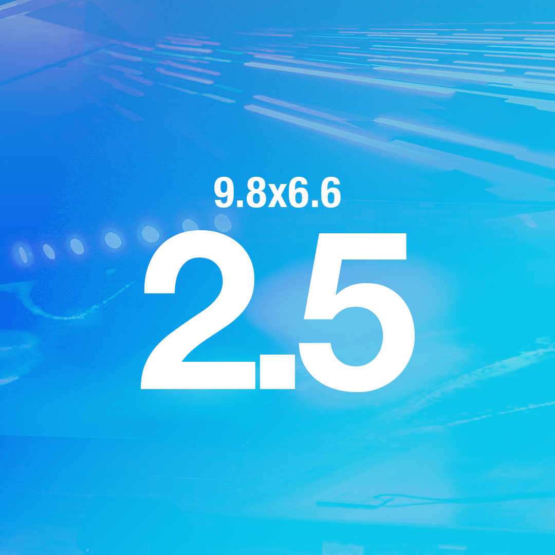 9.8 ft x 6.6 ft P2.5 Indoor KWP Fixed