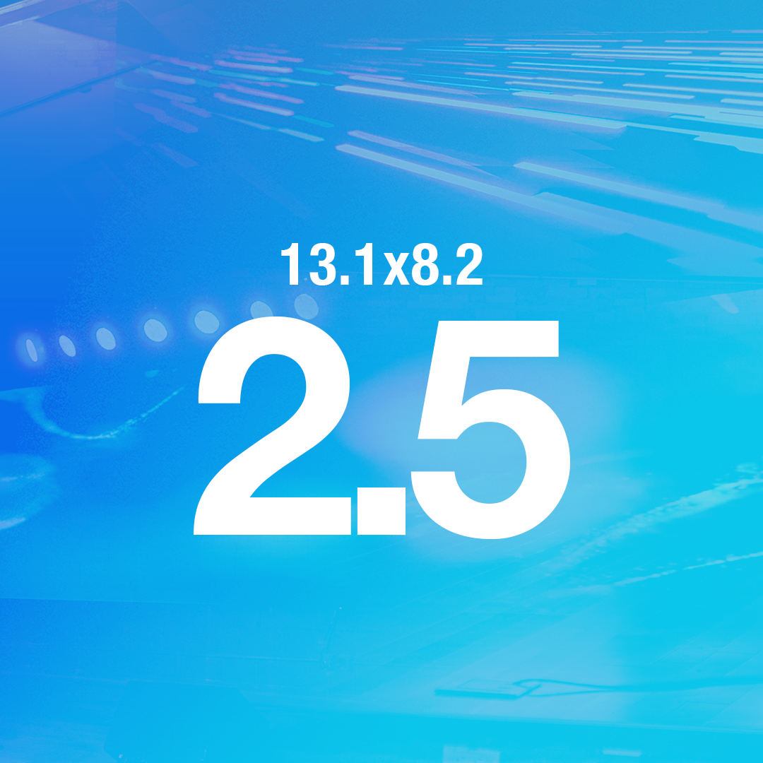 13.1 ft x 8.2 ft P2.5 Indoor KWP Fixed