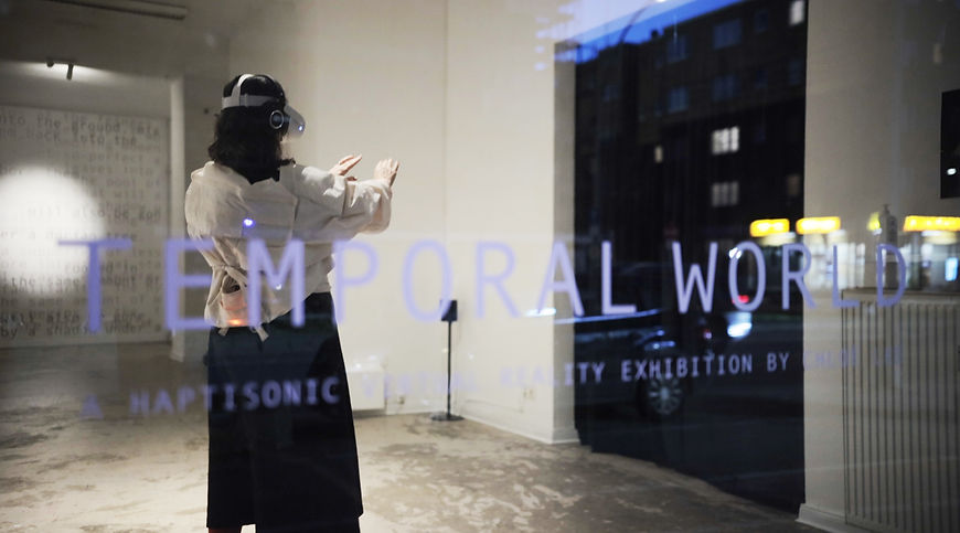 Temporal World: A Haptisonic Virtual Reality Memory World at OKK in Berlin, Germany.