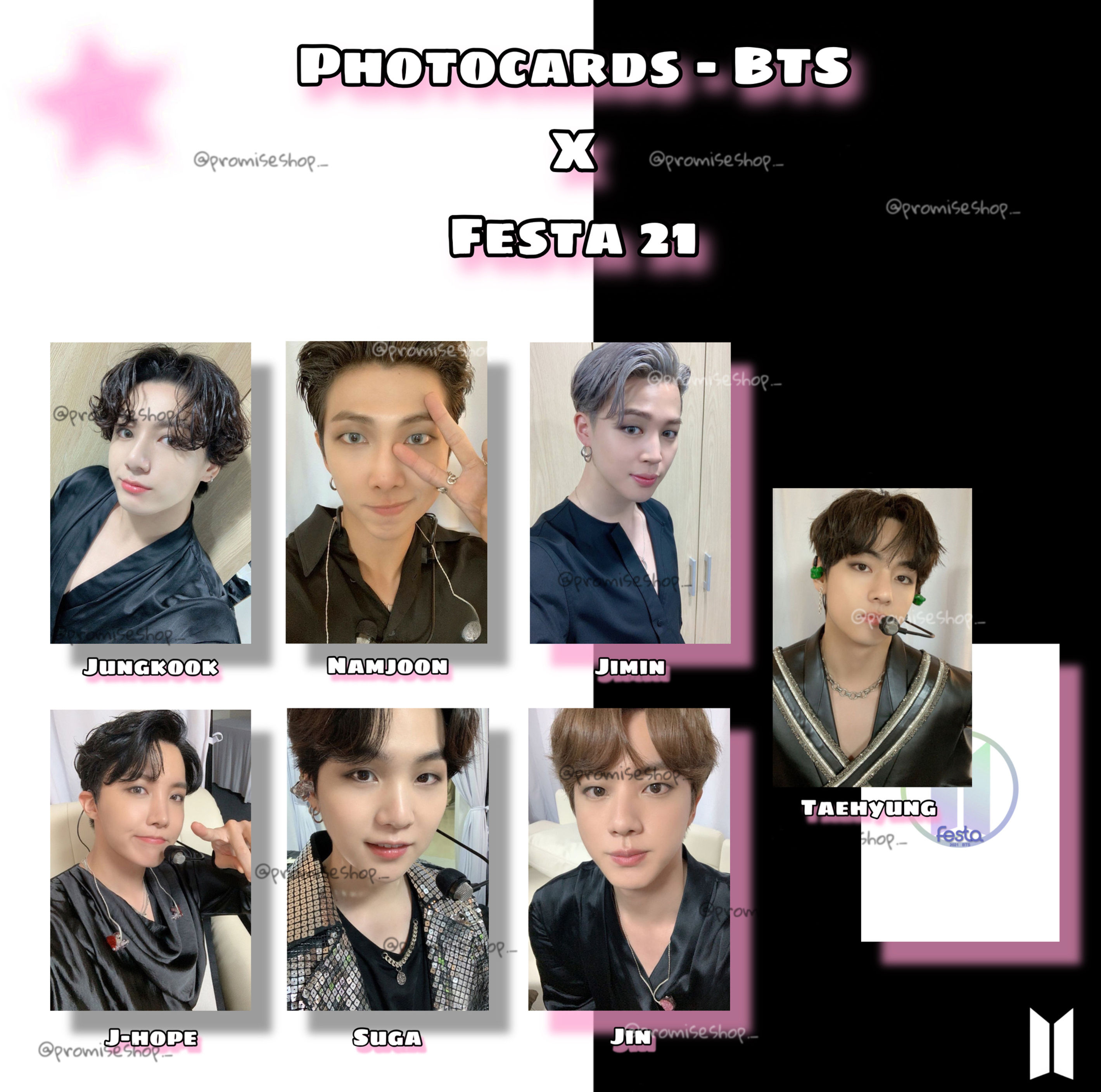 Photocards BTS x Festa 21