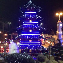 Golfland Sunsplash Christmas lights