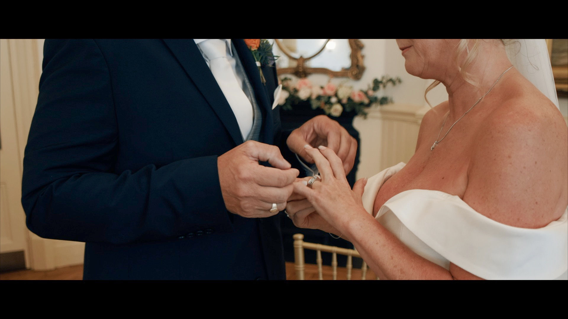 Wedding Rings Exchange in Brighton Town Hall