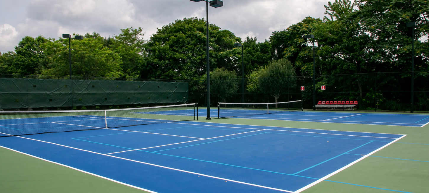 Tennis Court at Camp Akiba in the Poconos