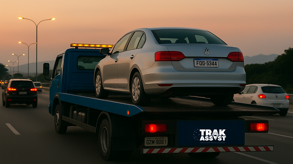 Caminhão reboque com carro - assistência 24h