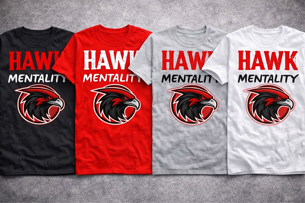 Thumbnail: Hawk mentality T shirt (Front & Back)