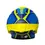 Miniatura: Casco integral - Shanghai Amarillo/Azul