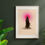 Thumbnail: Peach Ghost Art Print, Gorgeous Ghosts Series, Halloween Decor, Yellow Art Print