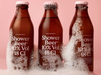 Criaram uma cerveja para ser bebida no banho