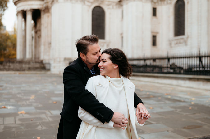 London Engagement Photographer Millennium Bridge