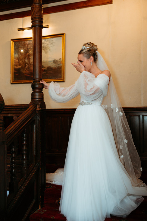 Grims Dyke Hotel natural light wedding photos