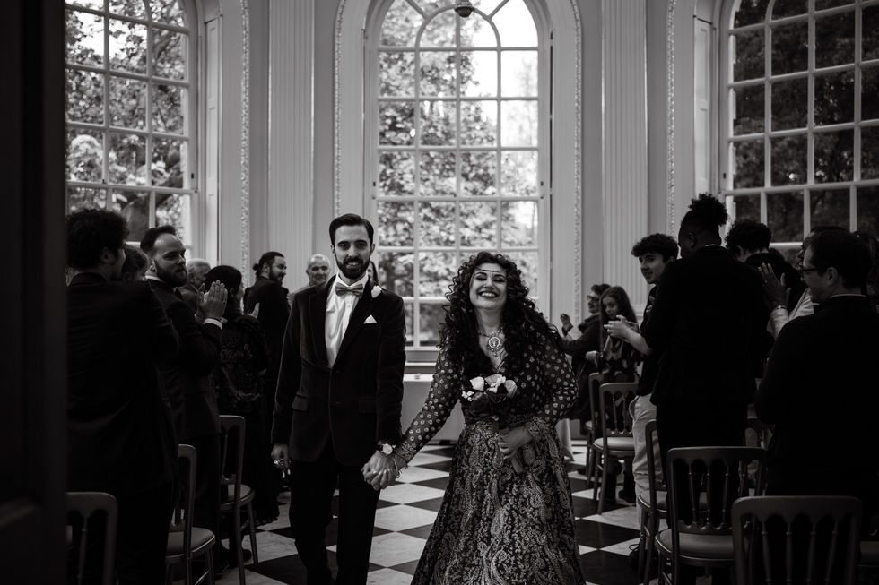 Wedding photography at Orleans House Gallery